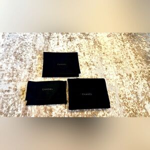 Authentic Chanel wallet dust covers bundle sale